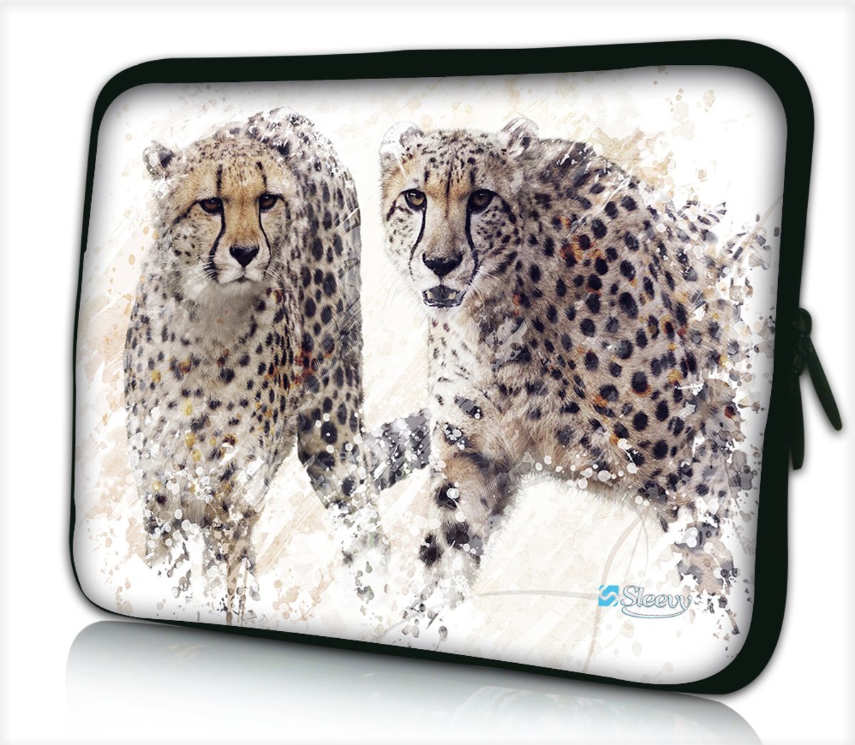 Tablet hoes / laptophoes 10,1 inch luipaarden - Sleevy - Laptop sleeve - Macbook hoes - beschermhoes - tabletsleeve - tablet sleeve - ipad sleeve