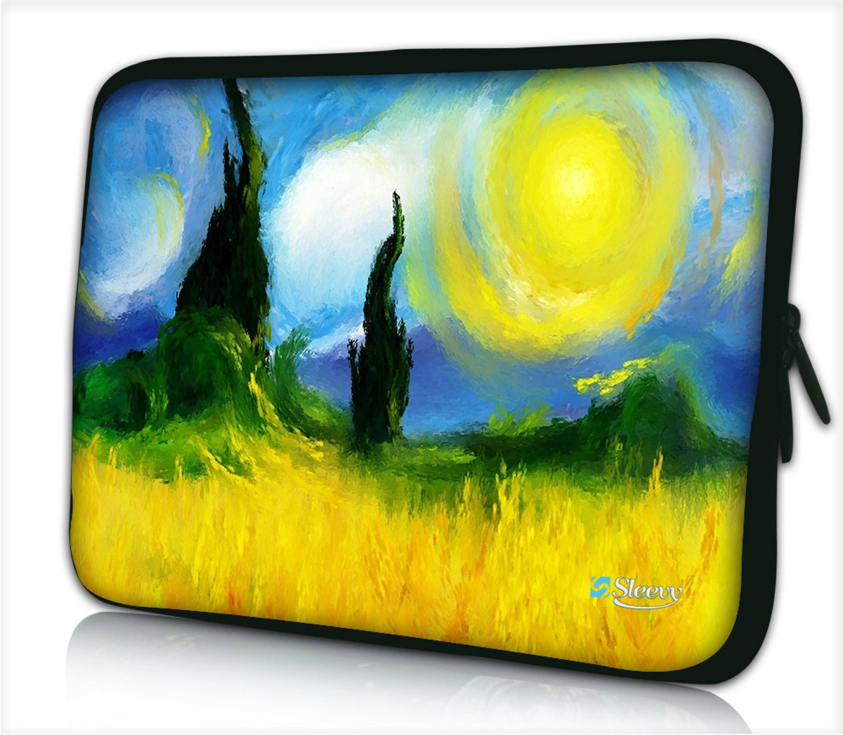 Tablet hoes / laptophoes 10,1 inch schilderij abstract - Sleevy - Laptop sleeve - Macbook hoes - beschermhoes - tabletsleeve - tablet sleeve - ipad sleeve