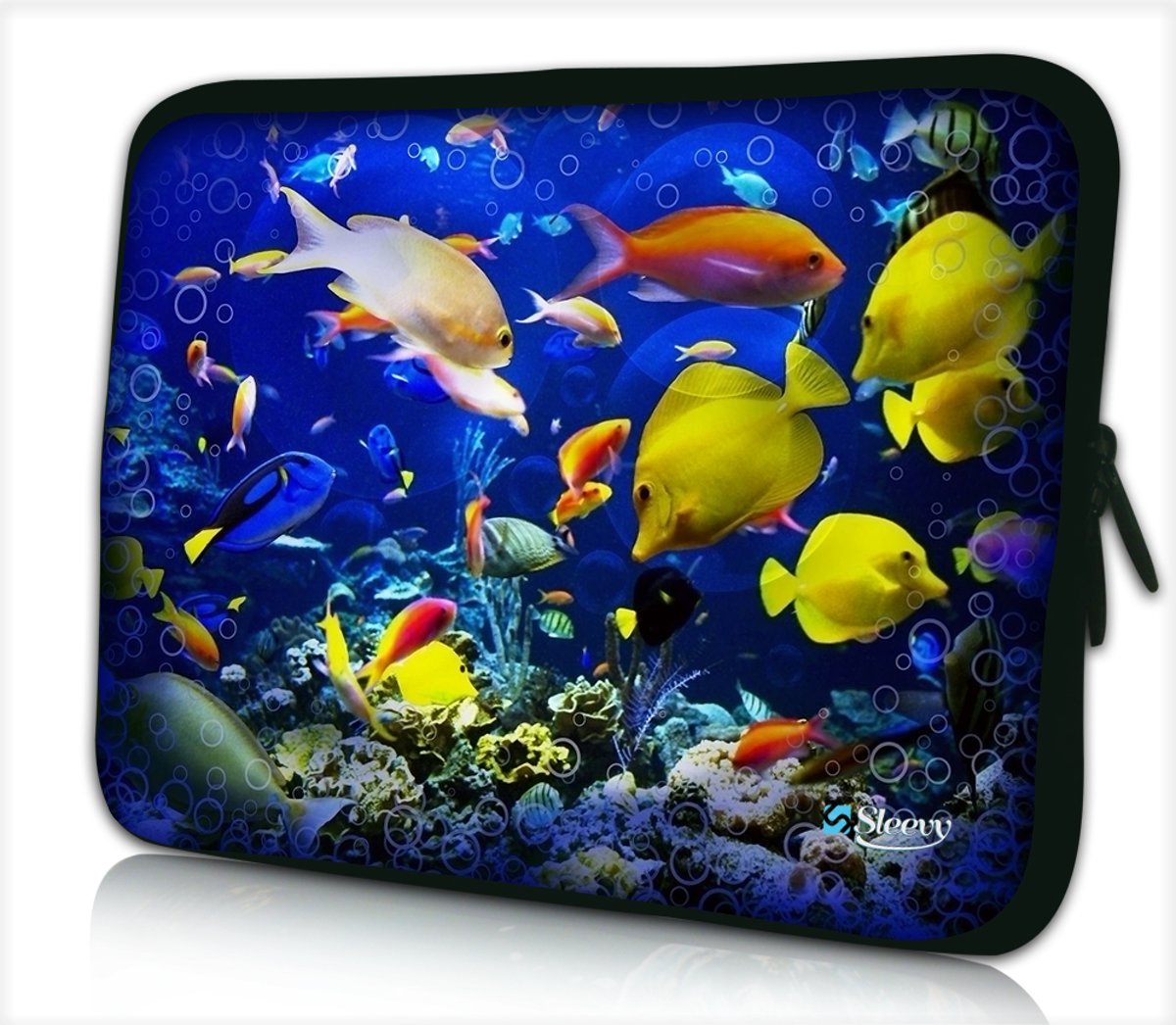 Tablet hoes / laptophoes 10,1 inch vissen aquarium - Sleevy - Laptop sleeve - Macbook hoes - beschermhoes - tabletsleeve - tablet sleeve - ipad sleeve