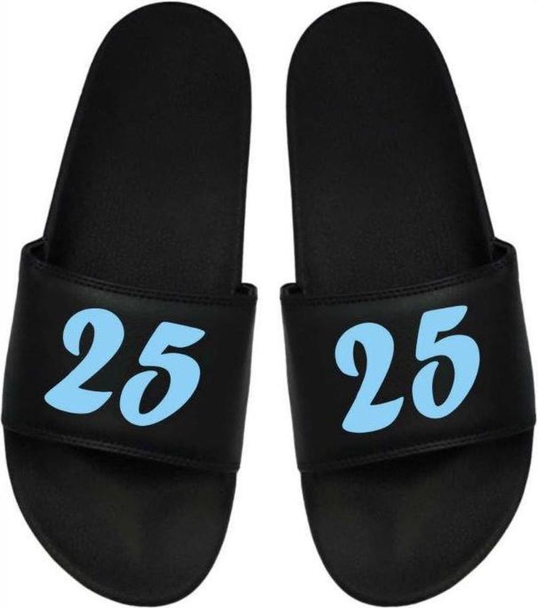 Cadeau 25 jaar - Cadeau Badslippers - Badslippers - 25 jaar