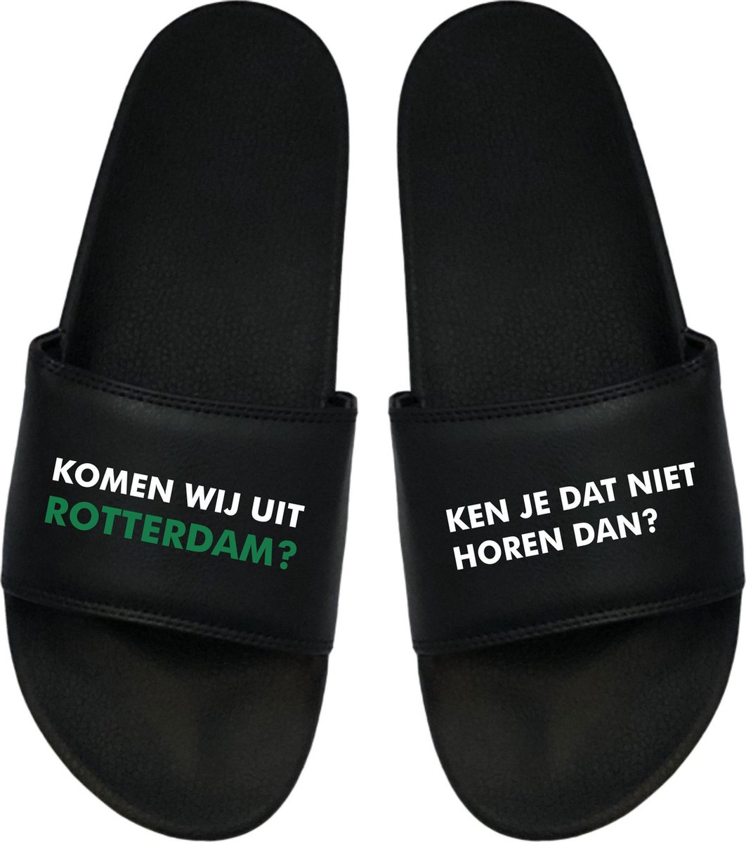 Cadeau Feyenoord - Cadeau Sparta -  Cadeau Rotterdam - Cadeau Baslippers - Badslippers Rotterdam