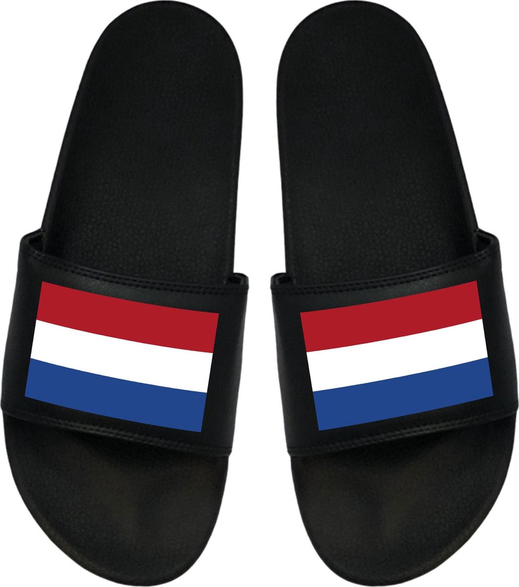 Cadeau Nederland - Cadeau Badslippers - Badslippers Nederlandse Vlag