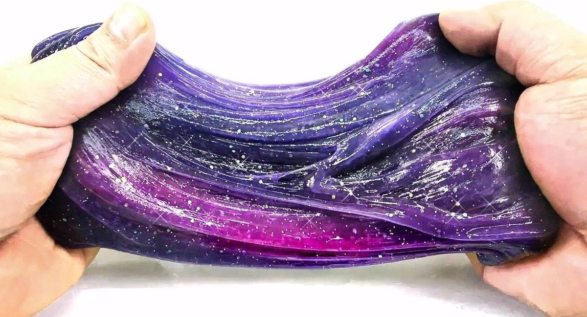 Galaxy slijm - glitter slijm -  putty