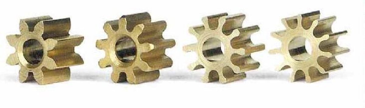 Slot.it - Brass Pinions 8+9+10+11 Teeth ��5.5mm (4x) - SL-PIMX - modelbouwsets, hobbybouwspeelgoed voor kinderen, modelverf en accessoires