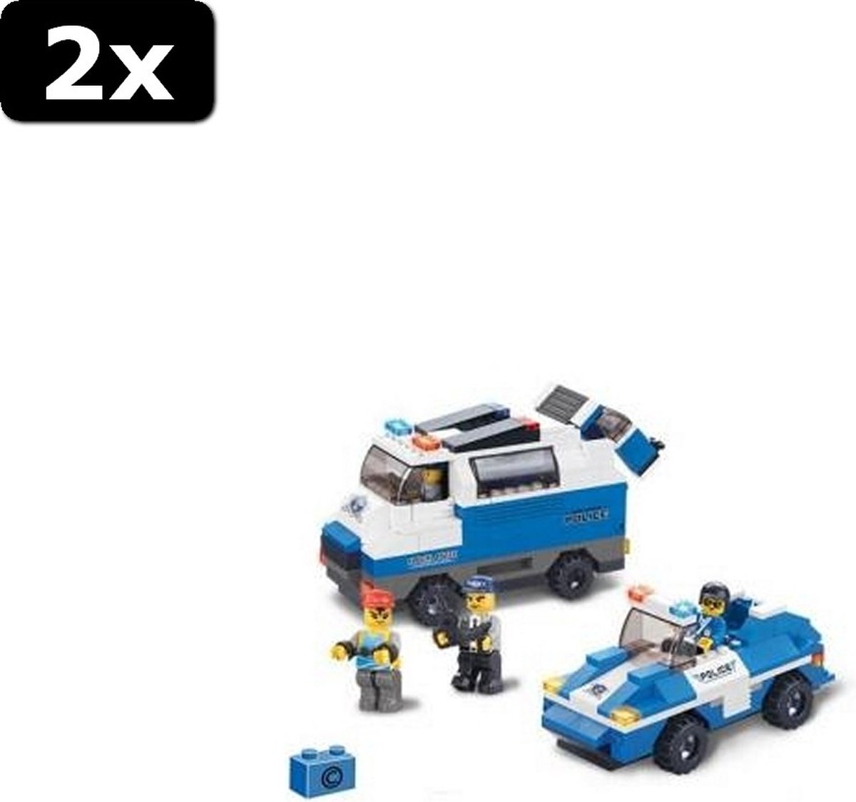 2x Sluban Special Police M38-B0189 Gevangenenvervoer 337-delig