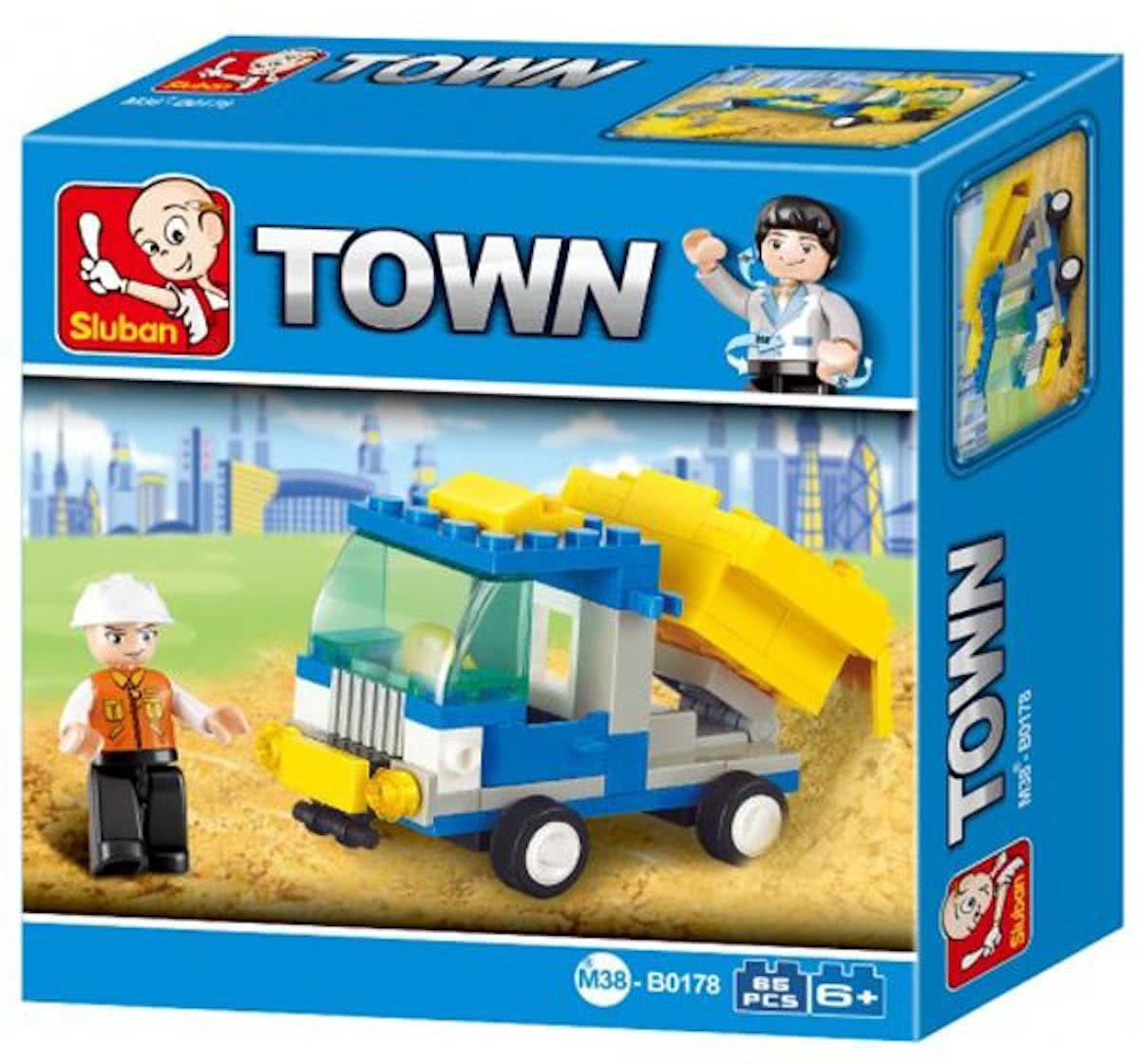 Bouwstenen Town Serie Kiepwagen