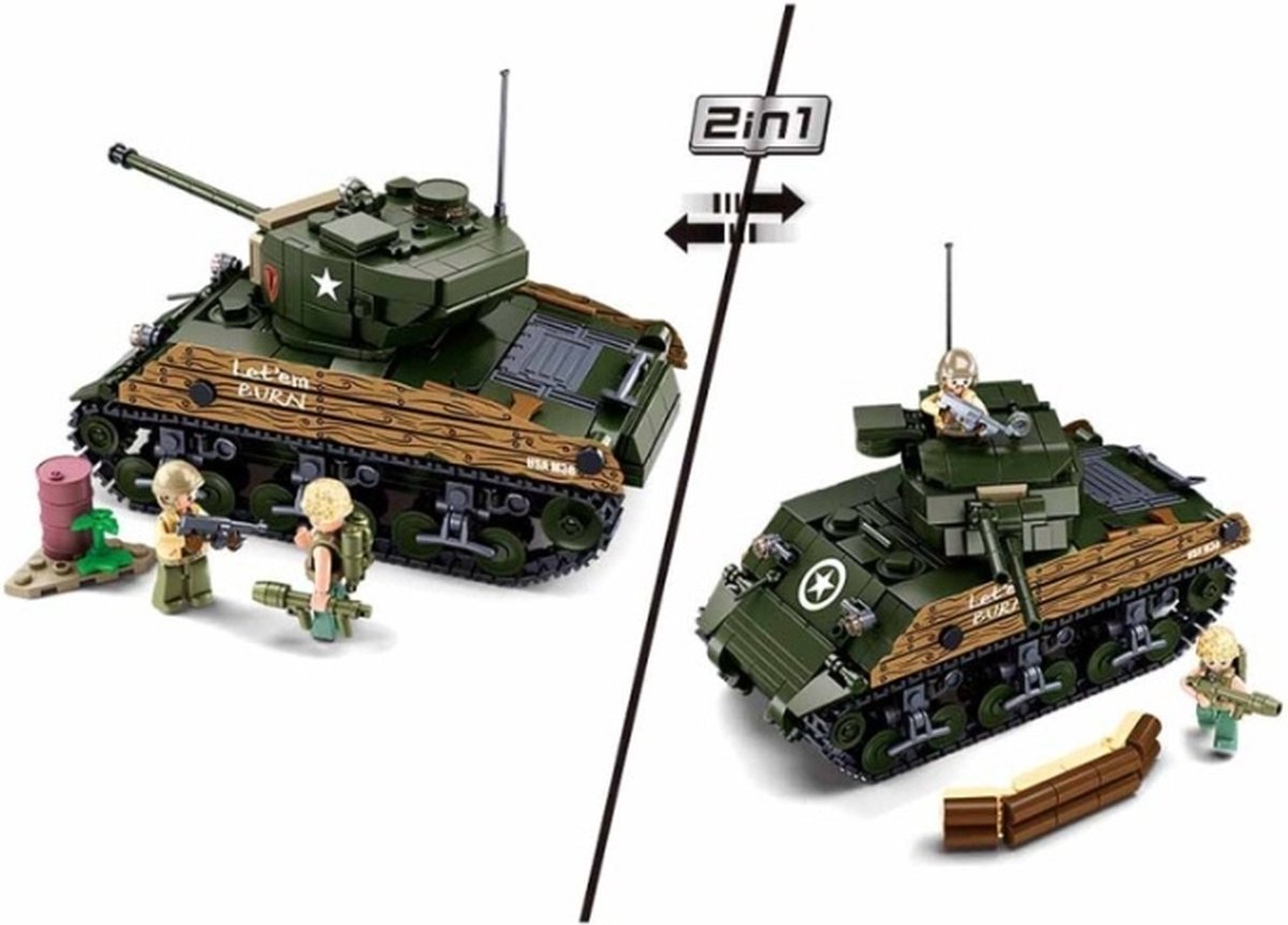 Sluban - WWII M4A3 - medium tank - M38-B1110