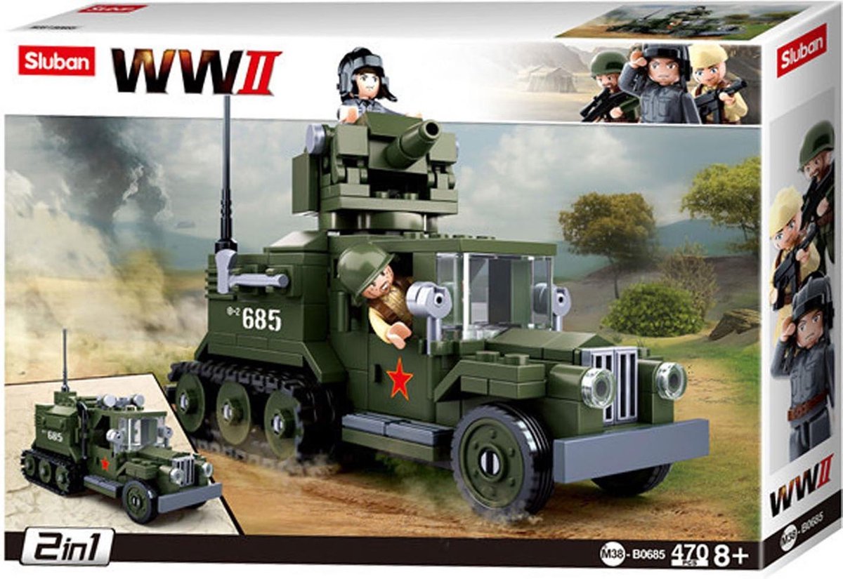   Army - Geallieerde Half-Track 2 in 1