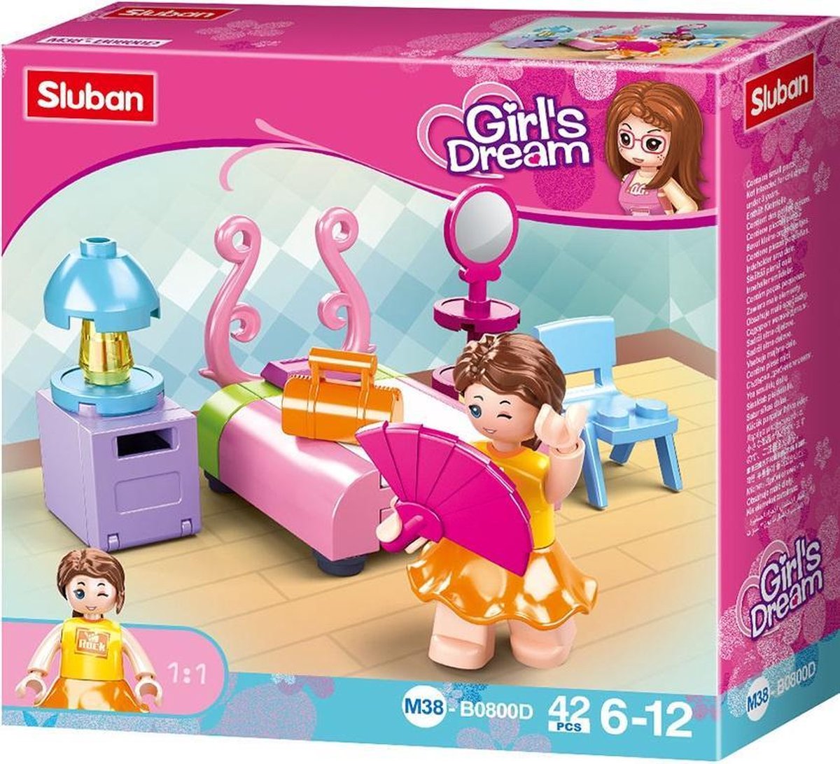   Girls Dream: Slaapkamer (m38-b0800d)