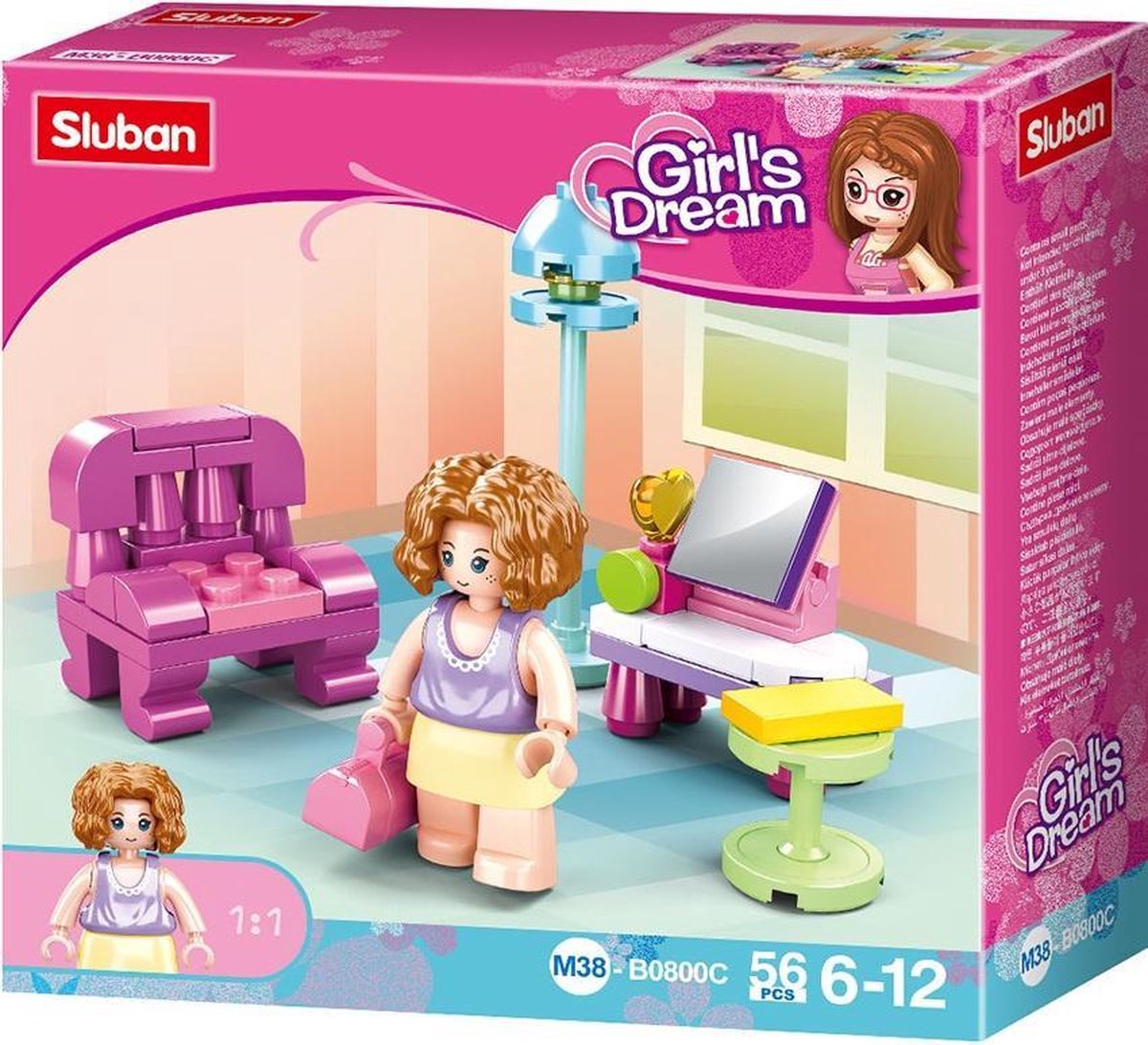   Girls Dream: Woonkamer M38-b0800c)