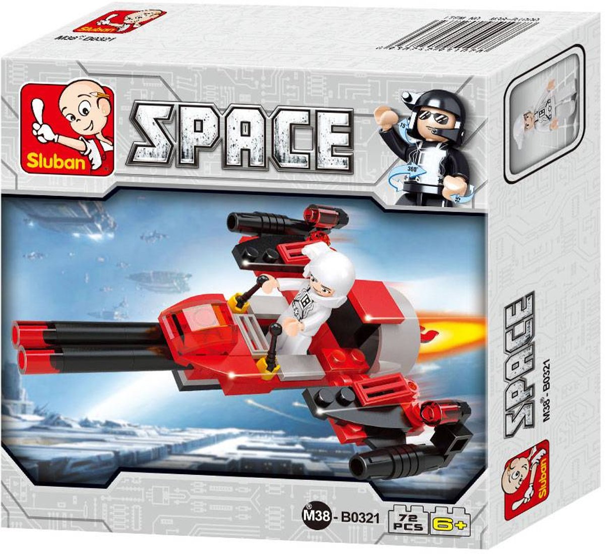 Sluban M38-B0321 Space Bomber