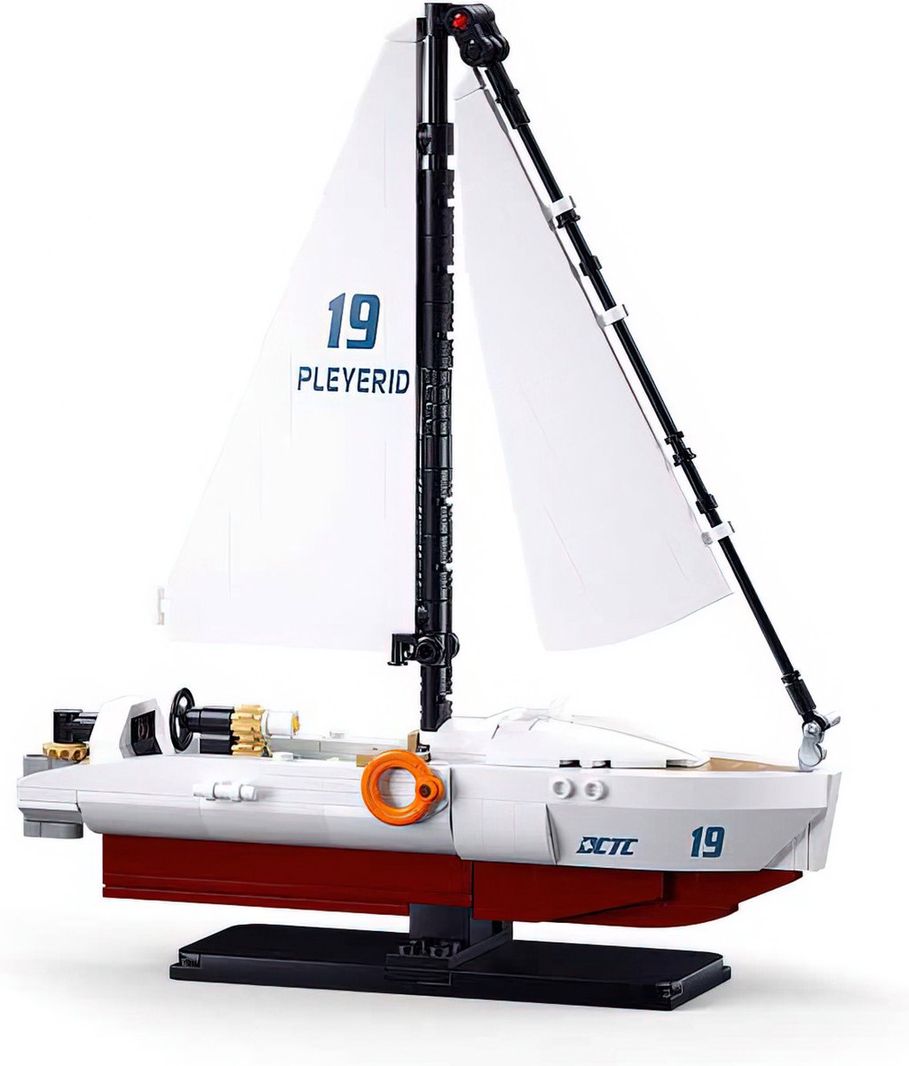   Model Stenen 1/35 Zeilboot 260 Stuks Constructiespel Transparant