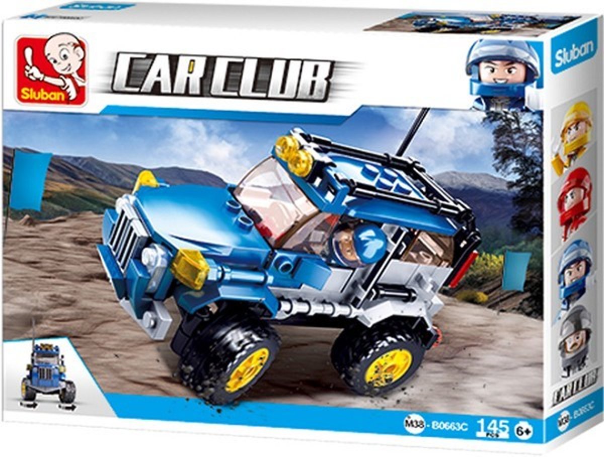   Offroad jeep - Blauw