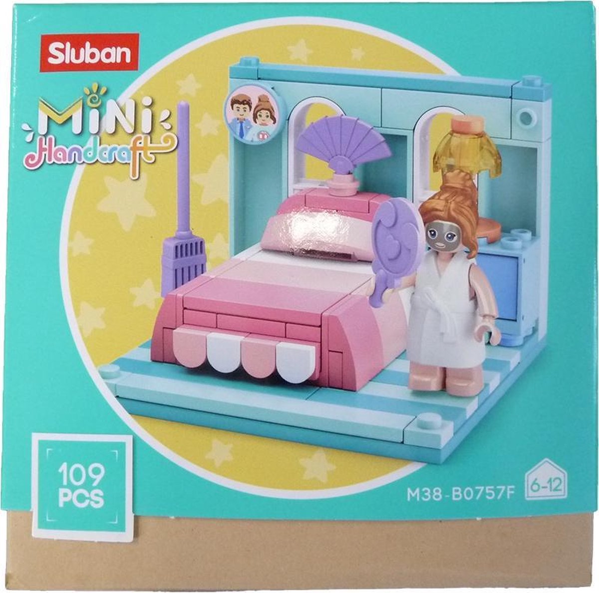   Slaapkamer Junior 14,6 Cm Blauw/roze 109-delig