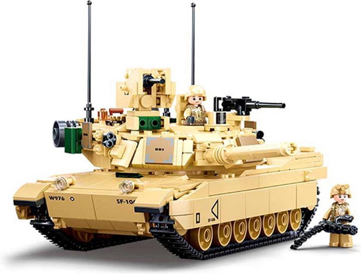 Sluban Tank M1A2 V2 Abrams M38-B0892