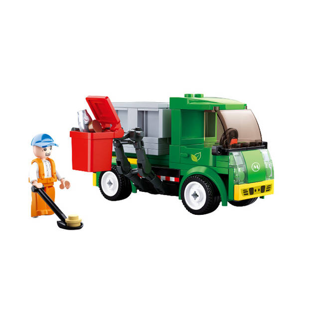   vuilniswagen Town junior 4,5 x 14,1 cm 118-delig