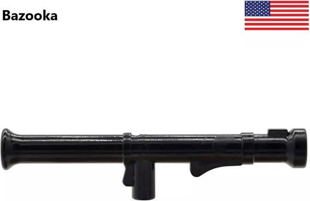 WW2 Bouwstenen - 10x Amerikaanse Bazooka - Geschikt voor Lego compatible - Soldaten - Militair - Tank - Army - Bouwstenen - Wapens - Geweren - Brick - Tweede Wereld Oorlog - Mini-figures - Leger - Duits - Navy Seals - Commando