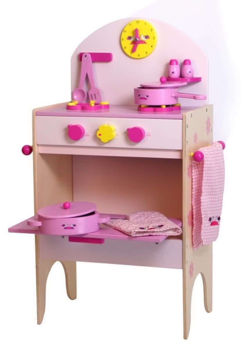 Base Toys Houten Kinderkeuken met Accessoires