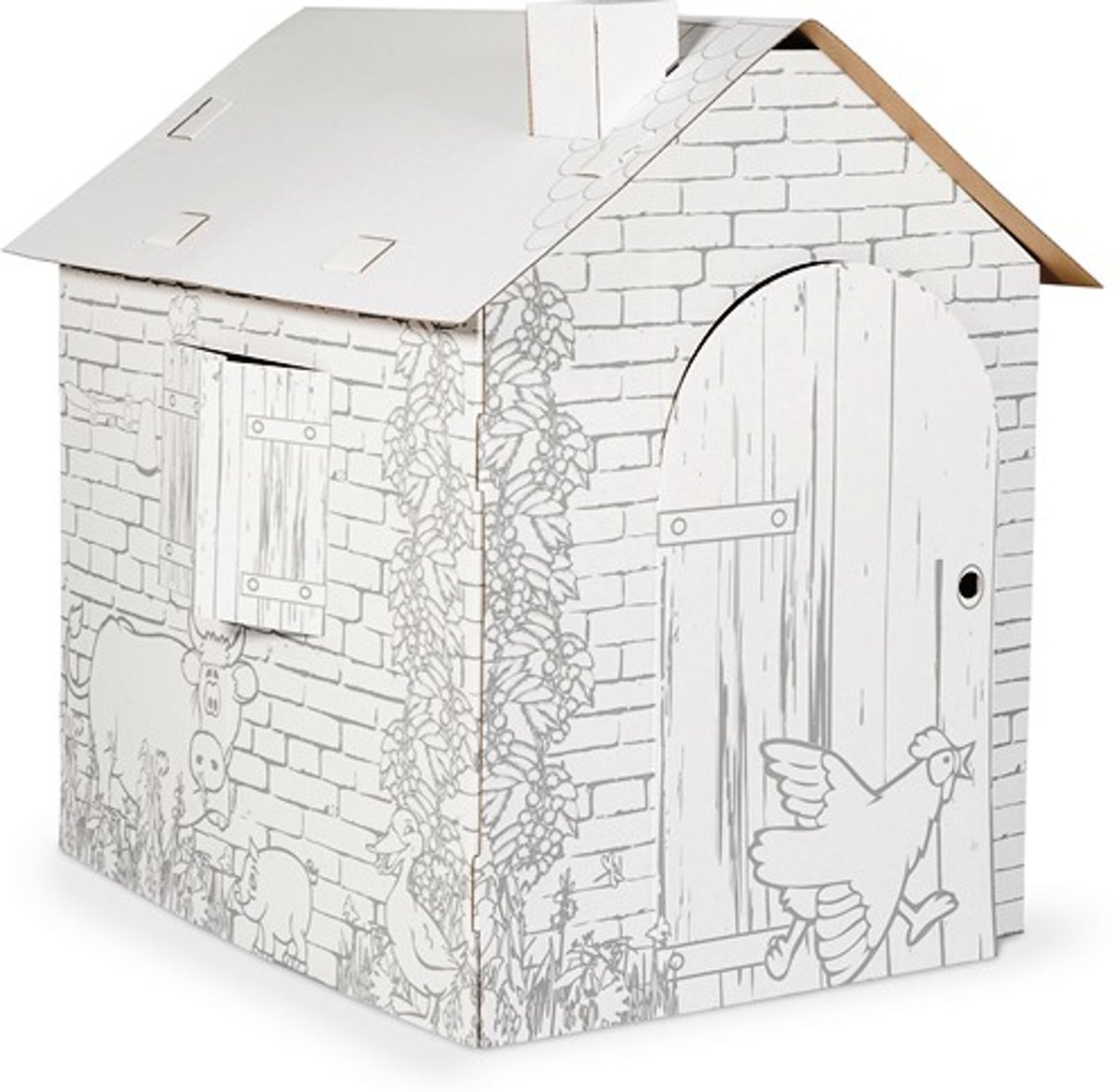 Cardboard house  small foot