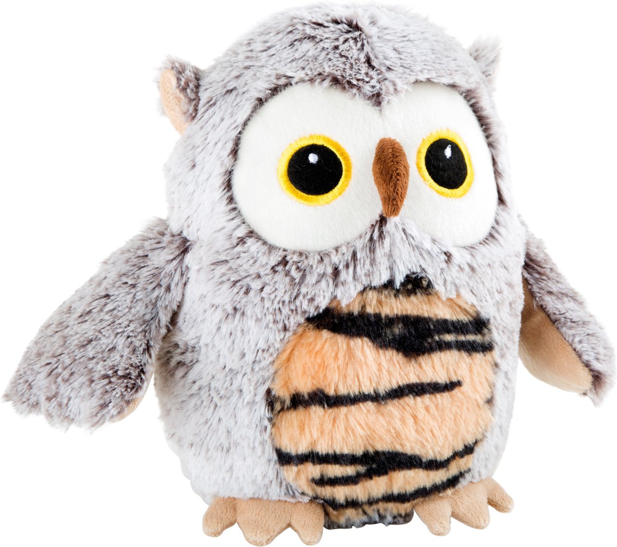 Pluche Uil Knuffel Grijs – Grey Owlette – Knuffels - Owen – Knuffeldier 22 cm