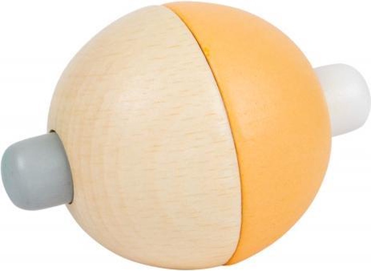 Small Foot Grijpballen Junior 5 Cm Hout Naturel/oranje