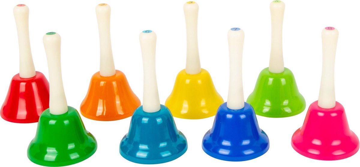 Small Foot Handbelletjes Junior 7,5 Cm Staal 8 Stuks