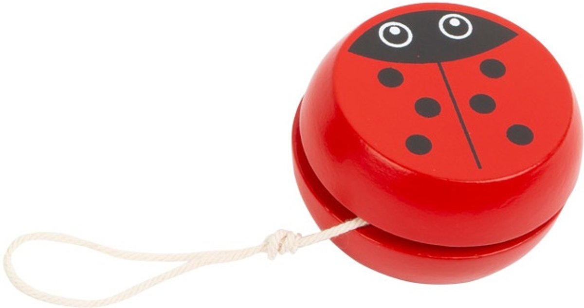 Small Foot Houten Jojo Animal Yo-yos Junior 5,5 Cm Rood