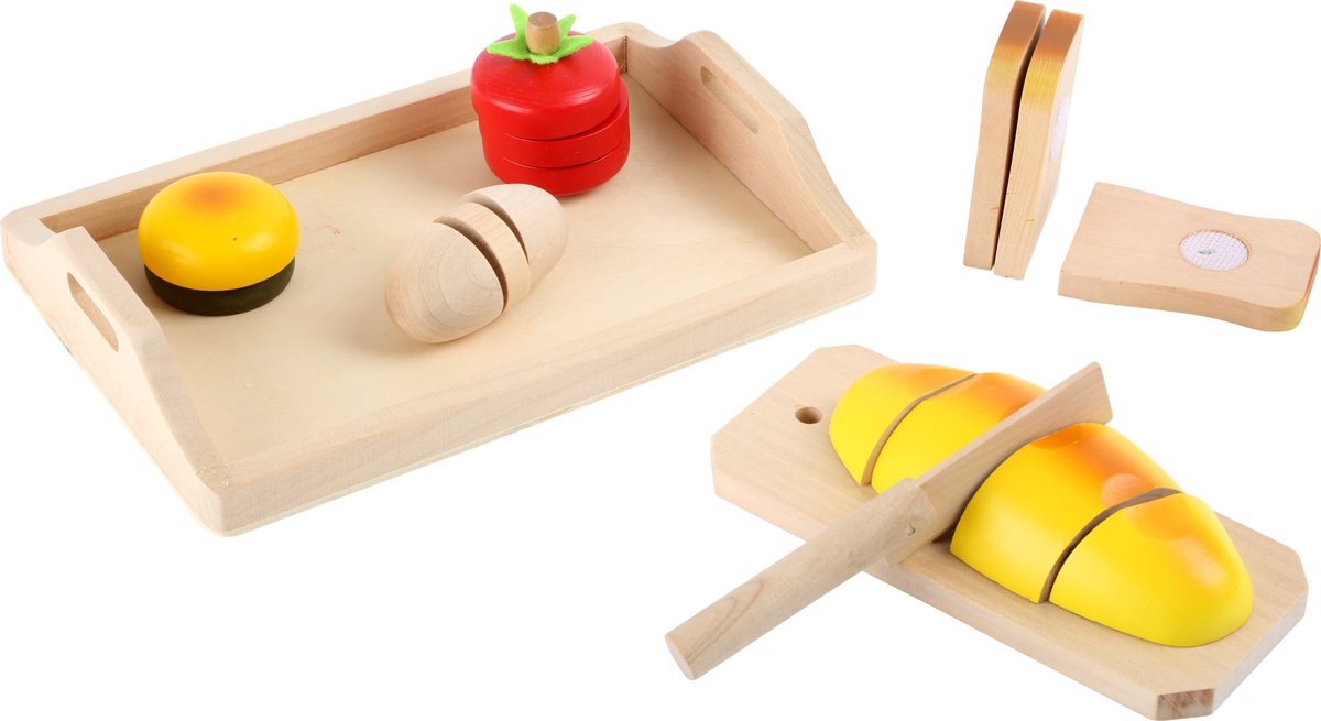 Small Foot Houten Snij-set Brood Met Plank 8-delig