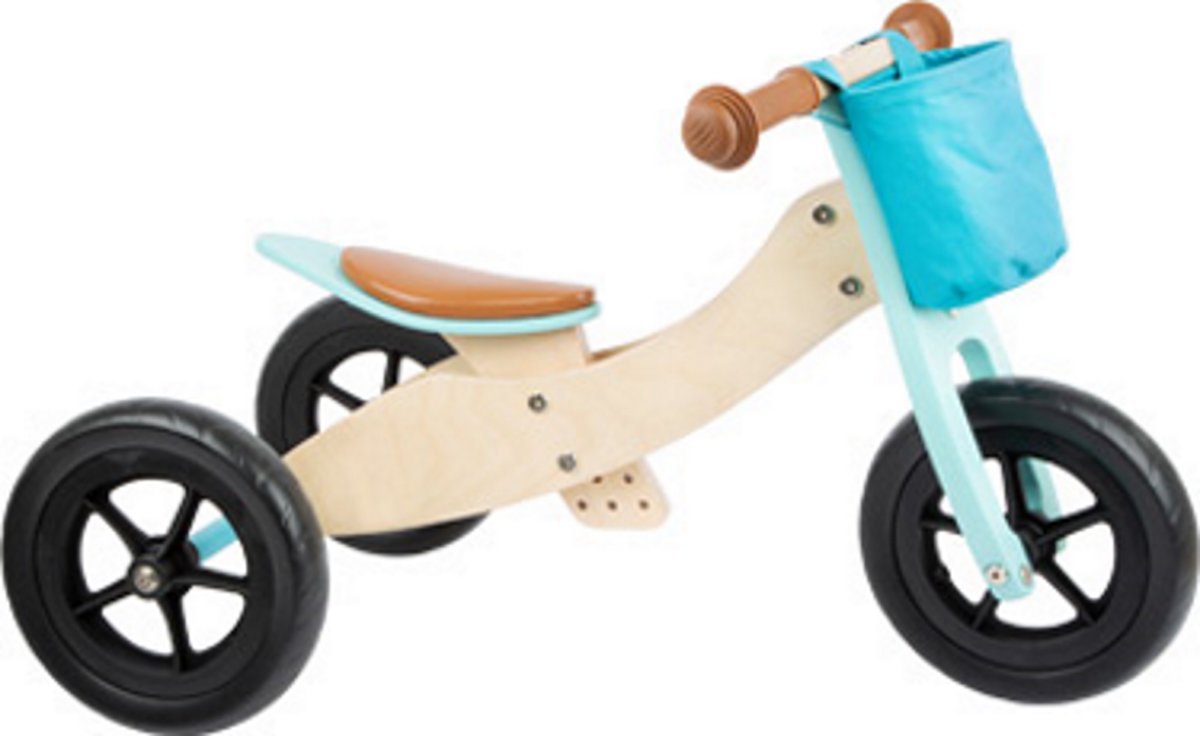 Small Foot loopfiets driewieler en tweewieler in 1 - turquoise