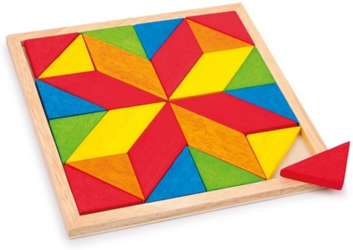 Small foot Houten puzzel moza?ek 21 x 21 x 1 cm