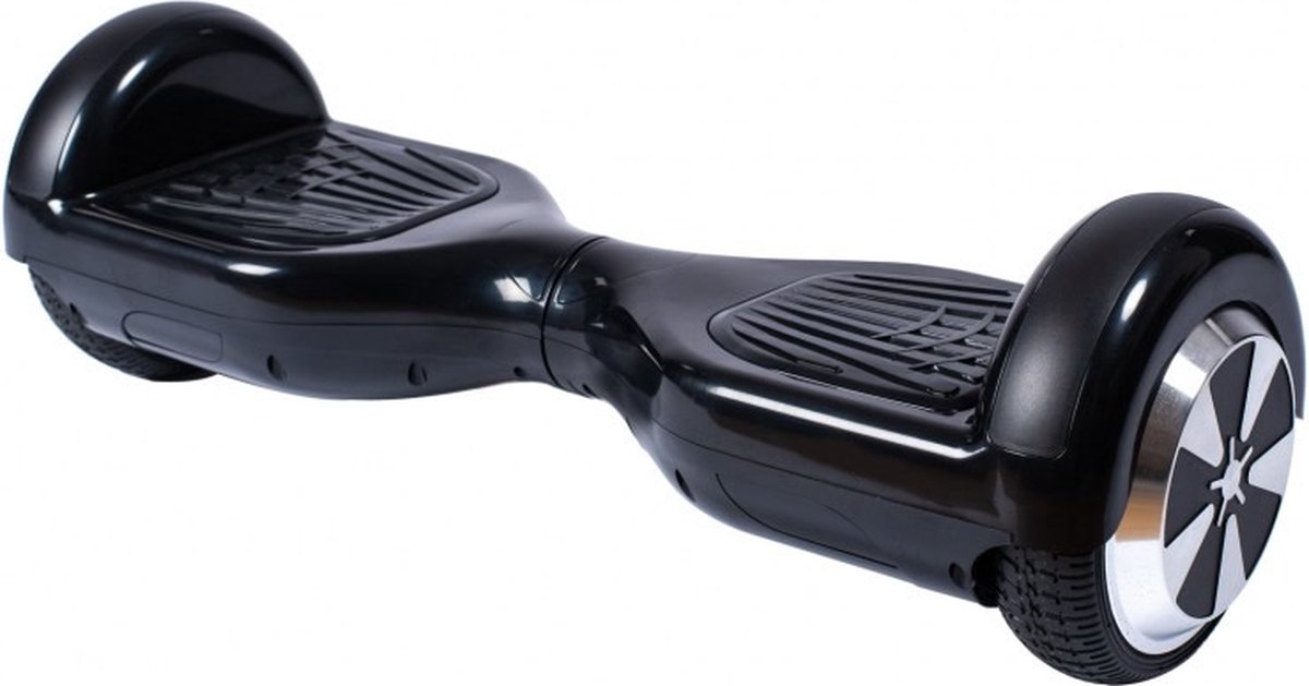 Hoverboard EV Black 6.5 Inches, Dubbele Motoren 700W, 4AH Batterijpak