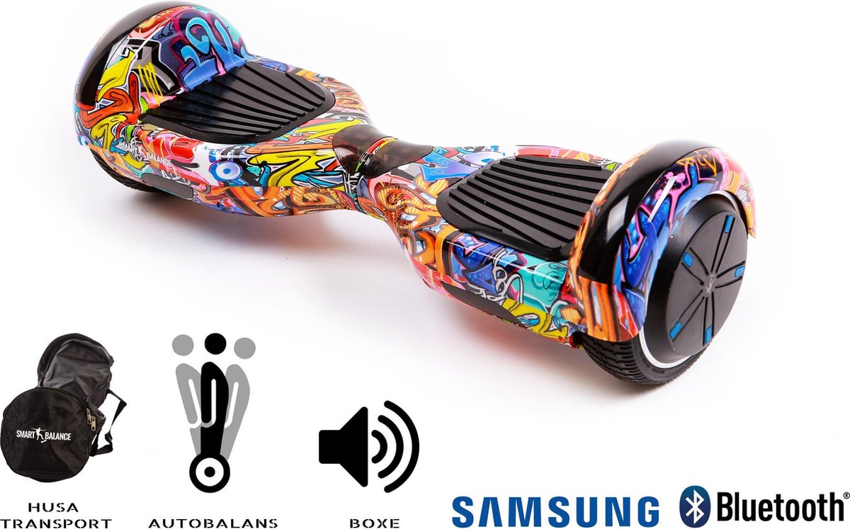 Hoverboard Smart Balance™, Regular HipHop Orange, 6.5 inch, Motor 700 Wat, Bluetooth, LED