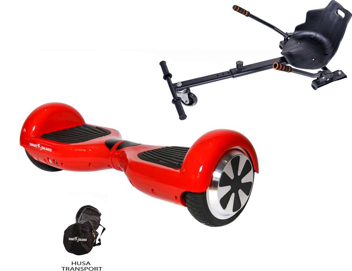 Paquet Hoverboard Regular Red + Hoverseat - 6.5 pouces