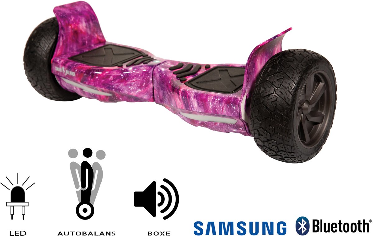 SMART BALANCE Hoverboard Hummer Galaxy - 8.5 pouces, Bluetooth