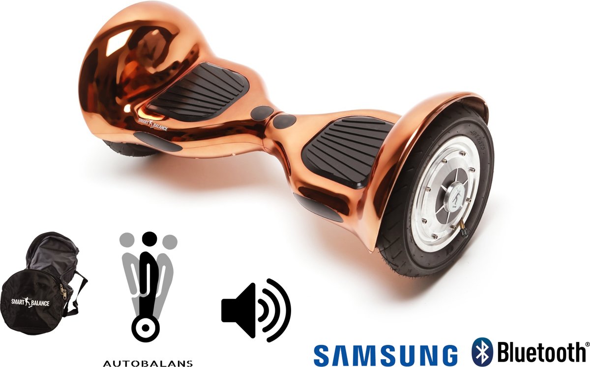 SMART BALANCE Hoverboard Off Road Iron - 10 pouces, Bluetooth