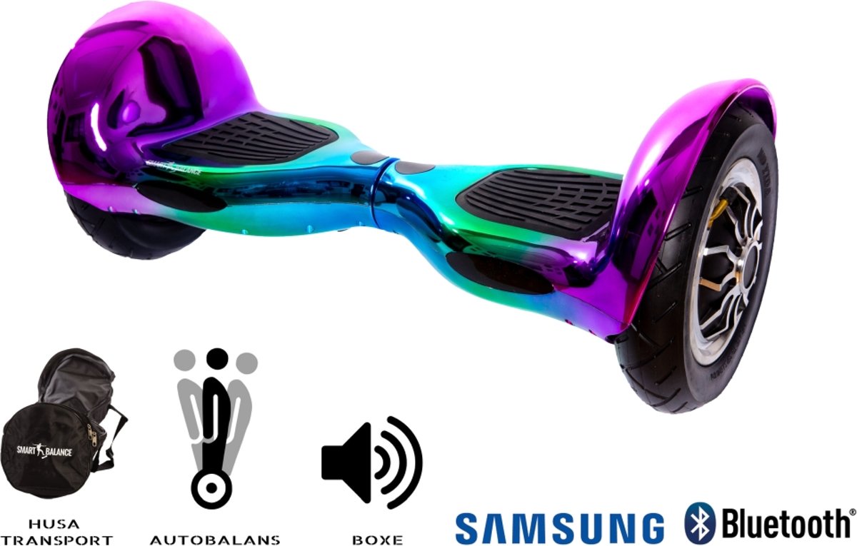 SMART BALANCE Hoverboard OffRoad Dakota - 10 pouces, Bluetooth