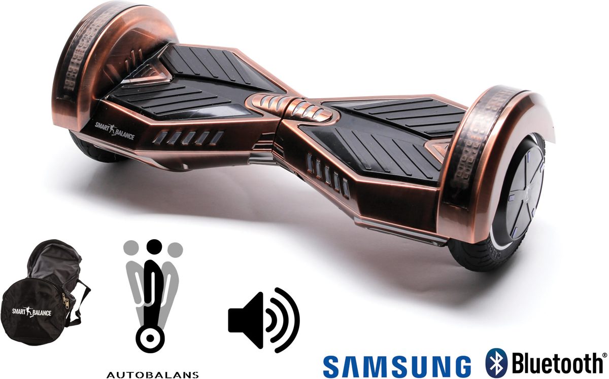 SMART BALANCE Hoverboard Transformers Iron - 8 pouces, Bluetooth