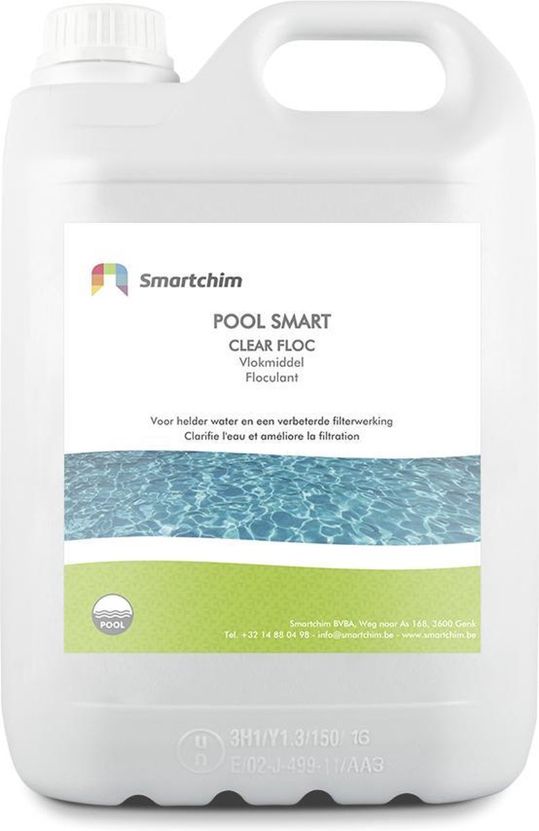 POOL SMART CLEAR FLOC 10-25% - vloeibaar vlokmiddel - 5 L