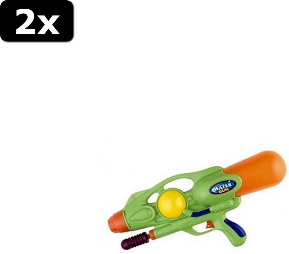 2x Smiffys 27236 Watergun 46cm Verschillende Kleuren