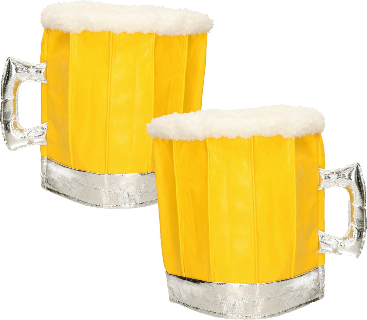 4x stuks bier hoed oktoberfest - bierpul - voor volwassenen