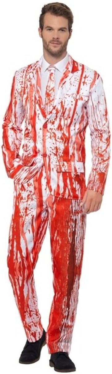 Bloederige smoking kostuum voor heren 48-50 (M) - Halloween kleding