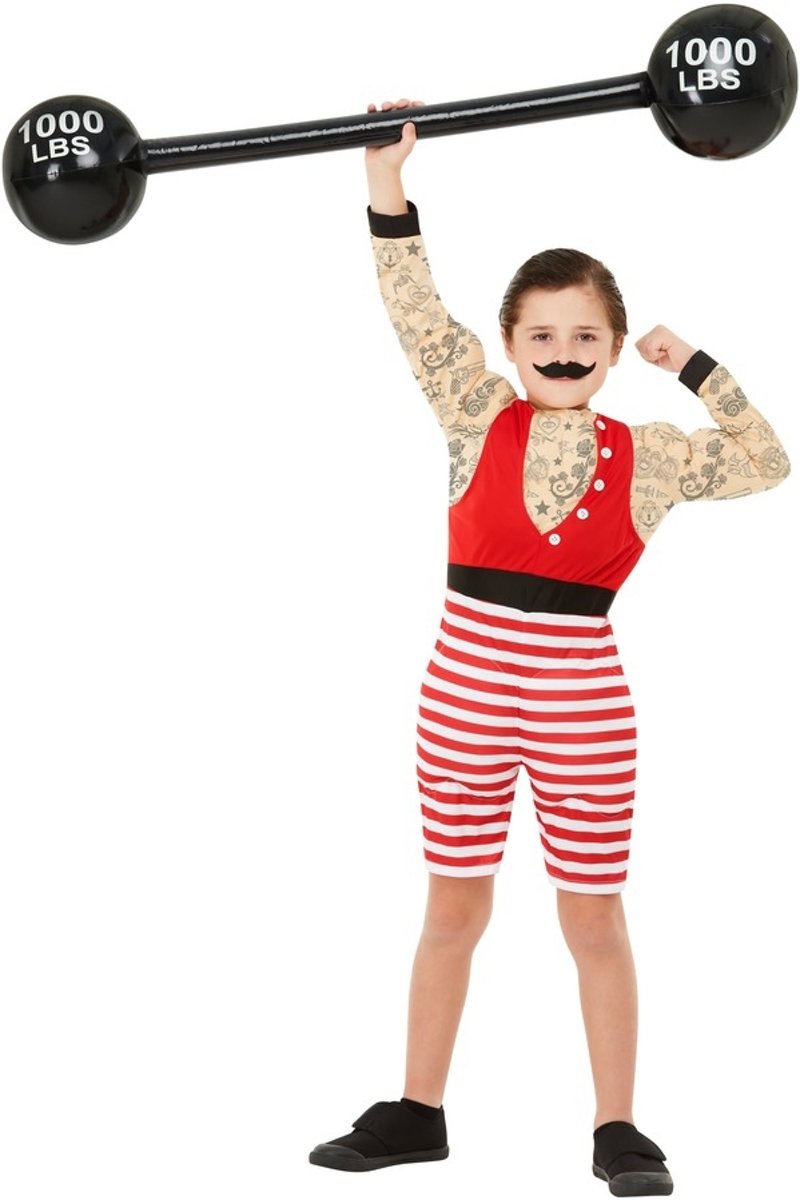 Deluxe Strong Boy Costume Multi-Coloured L