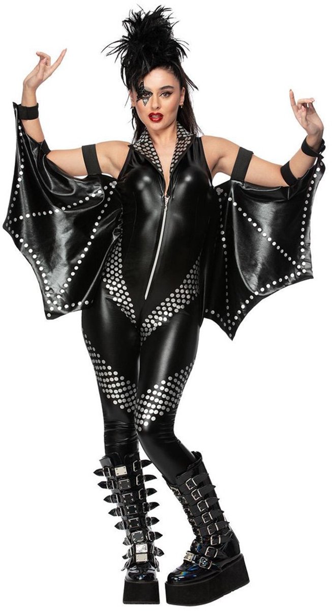 Fever Rockstar Jumpsuit Dame - Zwart Kostuum - Maat M