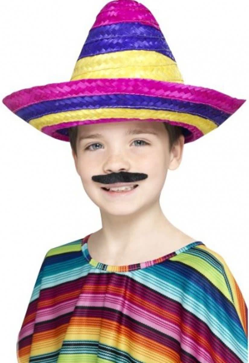 Gekleurde sombrero voor kinderen