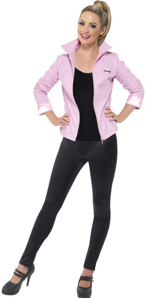 Grease Pink Ladies Deluxe Dames Jasje - Maat Large