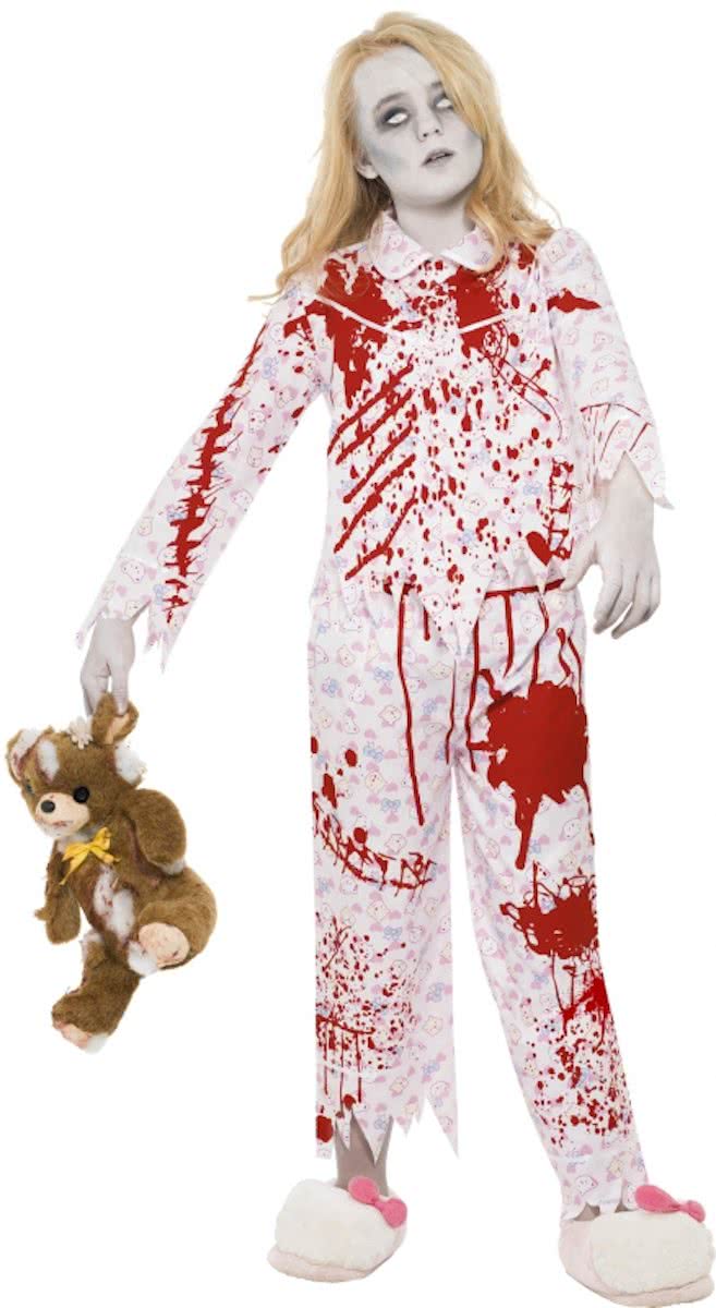 Halloween kleding Zombie pyjama kostuum voor meisjes M (130-143)