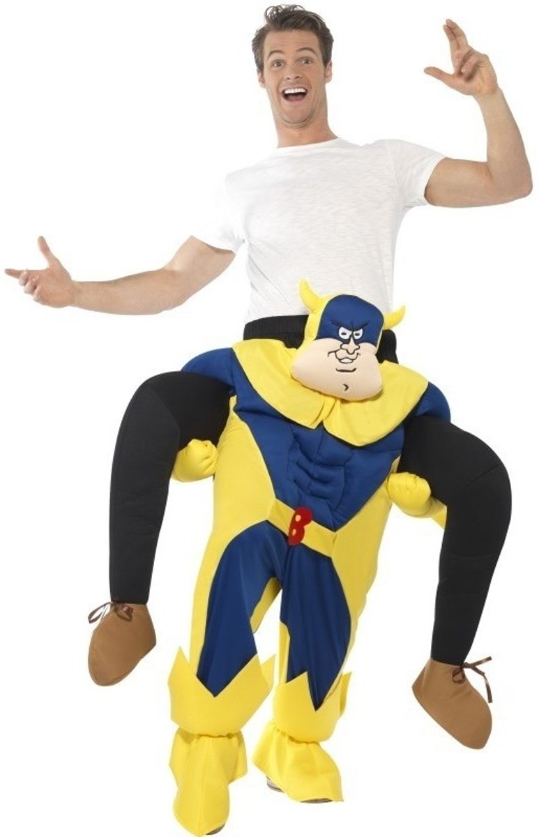 Instapkostuum bananaman voor volwassenen - grappig kostuum