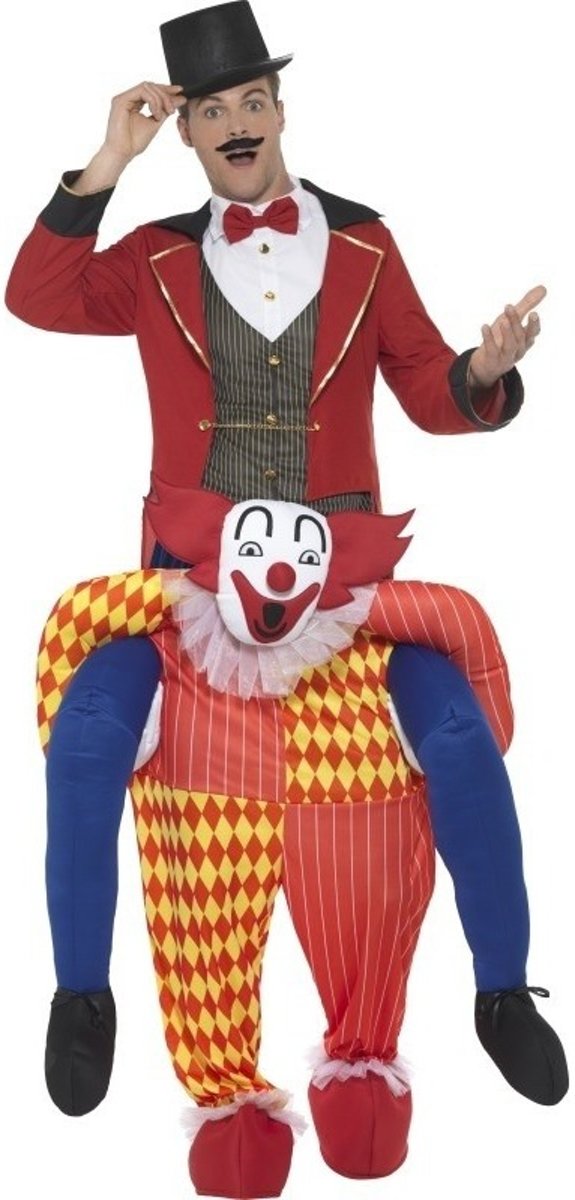 Instapkostuum circus clown voor volwassenen - clownspak