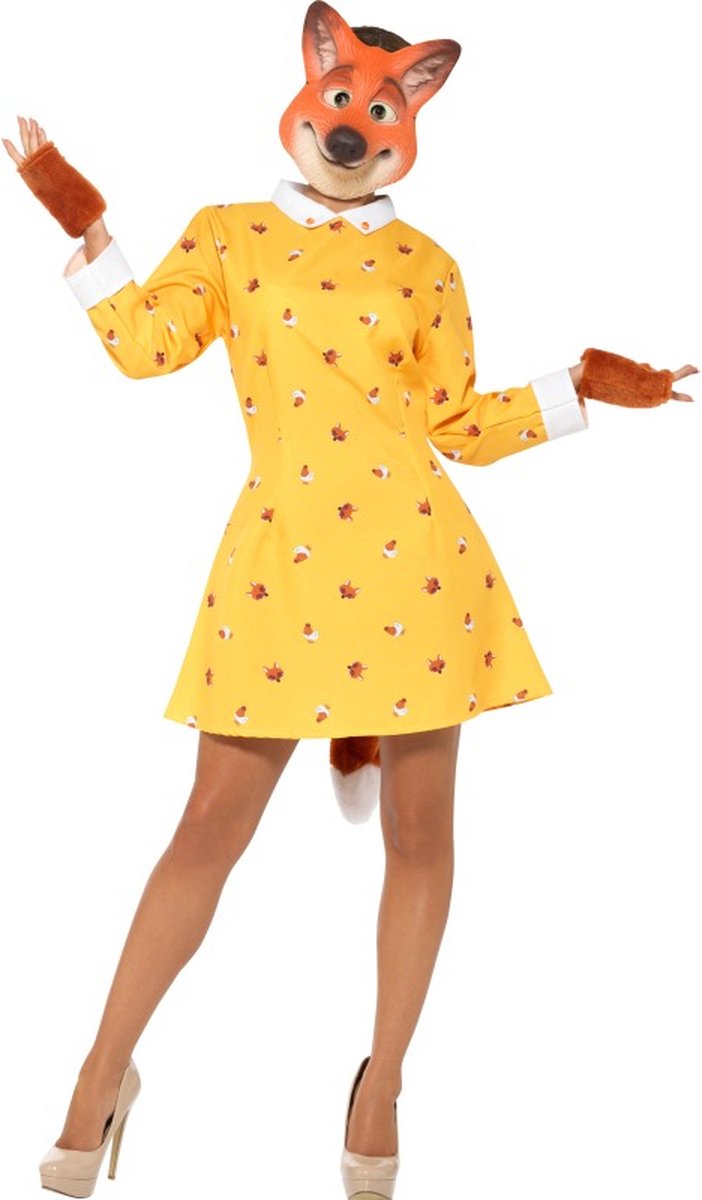 Mevrouw Vos verkleedkostuum - Maat S