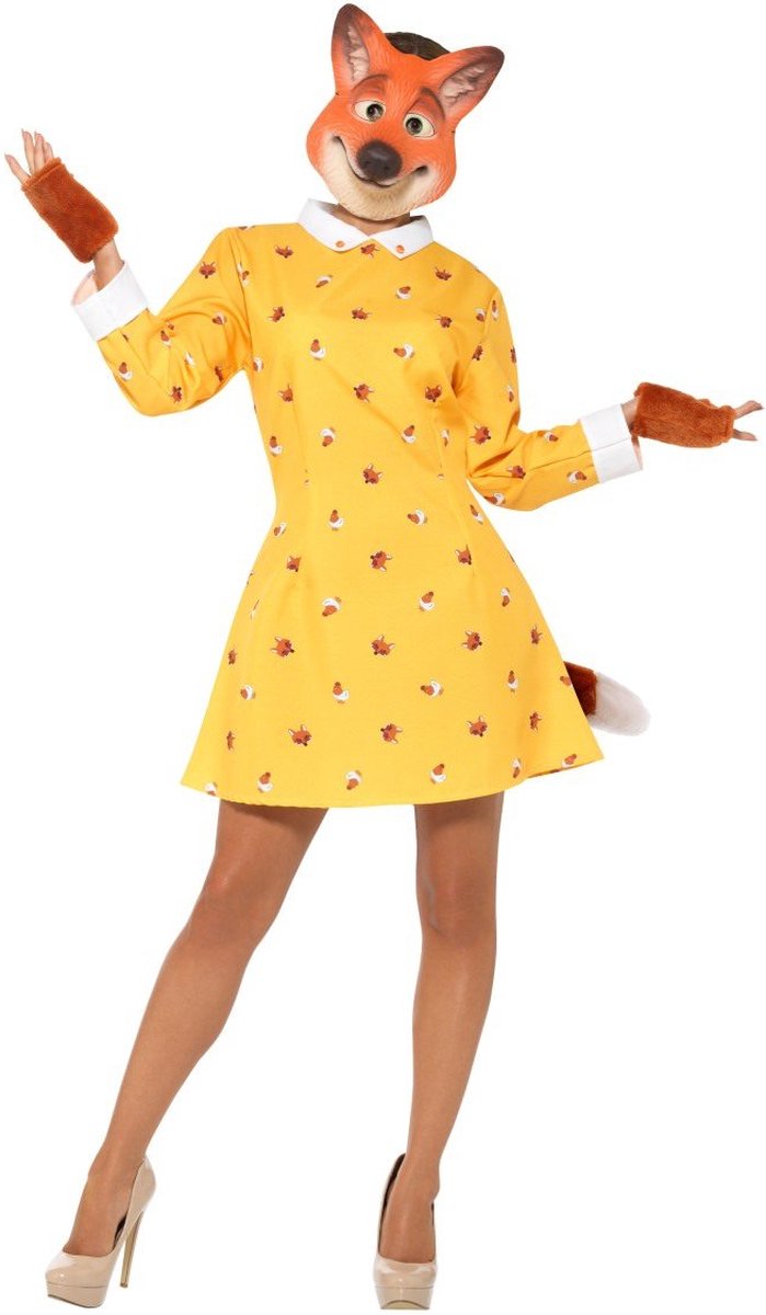 Mevrouw Vos verkleedkostuum - Maat XS